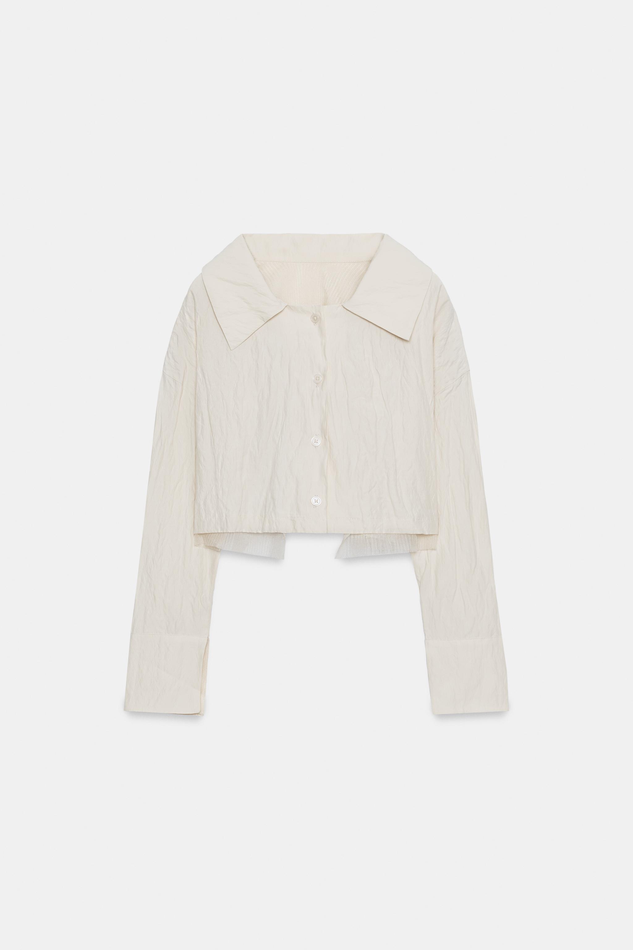 WRINKLED KNIT SHIRT